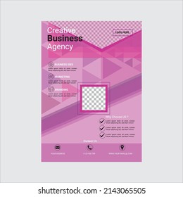 Here is a colorful and creative flyer design