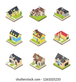 Here comes a pack of houses buildings designed exquisitely representing architectures and  buildings in form of isometric vectors. The pack is created in a way you can edit, modify and resize its icon