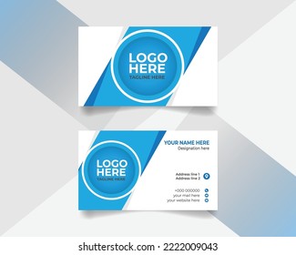 Here is corporate, trendy, modern, simple and elegant business card. Print size is height 2 inch and wide is 3.5.