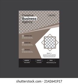 Here is a creative modern flyer design 