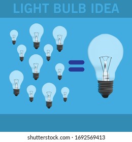 Here is the design of the bulbs,It's a business idea made of bulbs