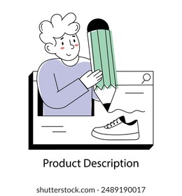 Here is a doodle mini illustration of product description 