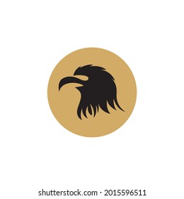 here is the eagle logo and similar bird logos on a gold background