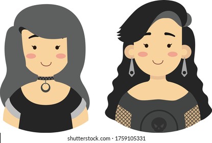 Aquí hay estilos emo para las niñas