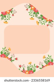 Here is a flower style template that can be used for designing backgrounds (text can be added) or other needs and can be put to good use. Enjoy