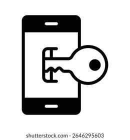 Here is a handy glyph style icon depicting mobile access
