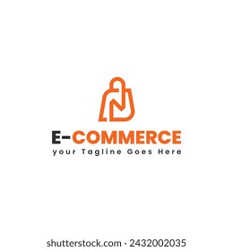 Aquí tengo la combinación de la letra N y el icono del carrito de comercio electrónico.