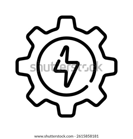 Here is a latest line style icon showing power symbol
