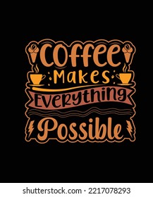 Here is my new coffee T-shirt design.