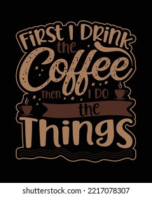 Here is my new coffee T-shirt design.