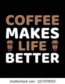 Here is my new coffee T-shirt design.