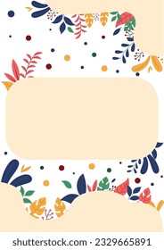 Here is a natural style template that can be used for designing backgrounds (text can be added) or other needs and can be put to good use. Enjoy
