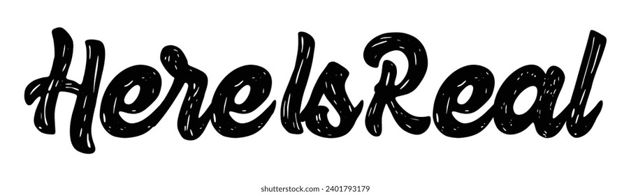 here is real text on white background.