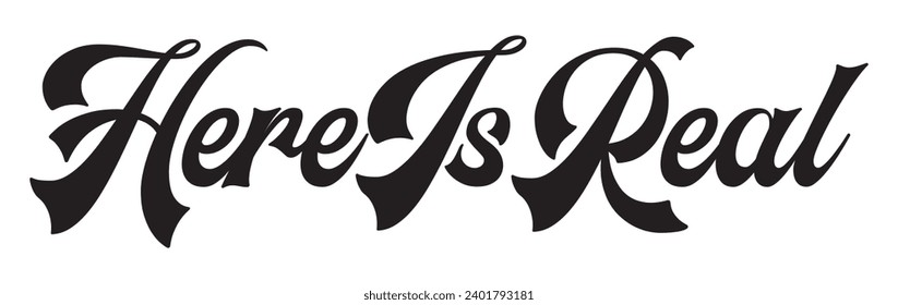 here is real text on white background.