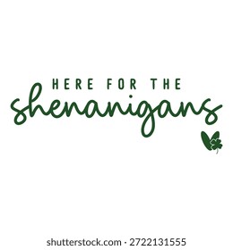 Hier für die Shenanigans St. Patrick's Day Design