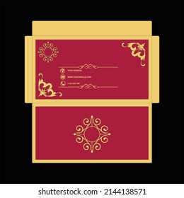 Here is a simple and unique envelope design.