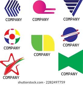 Here are some icon logos that can be used for any company, brand or office.