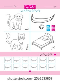 Here are some of the letters in the Urdu alphabet and their sounds.