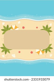 Here is a Summer style template that can be used for designing backgrounds (text can be added) or other needs and can be put to good use. Enjoy