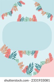 Here is a Summer style template that can be used for designing backgrounds (text can be added) or other needs and can be put to good use. Enjoy