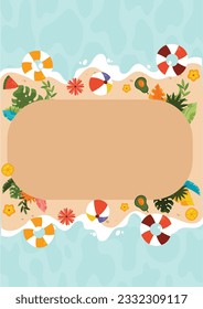 Here is a Summer style template that can be used for designing backgrounds (text can be added) or other needs and can be put to good use. Enjoy