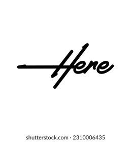 here text on white background.