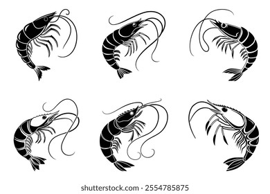 Here,
This vector versatile design is ideal for various creative applications, including seafood restaurant branding, menu designs, product packaging, logos, and decorative projects. 
Thanks