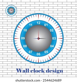 Here is a wall clock, this clock is totally unique, it is my own design. If you like the design, encourage me more. thank you