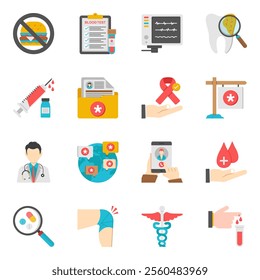 Here we have a medical vectors pack for you to use in your designing assignments. Flat icons are designed on white background having first aid and hospital related equipment with all detailing. Editab