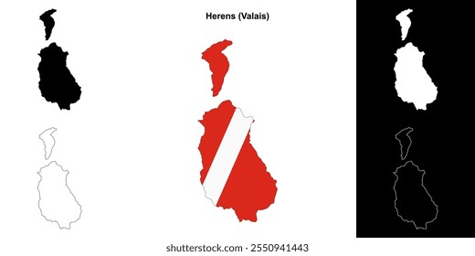 Herens leerer Gliederungskartensatz