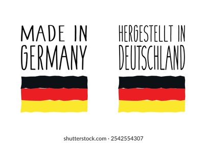 Hergestellt in Deutschland, Made in Germany in German language