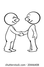 Heribert - shakehands between two persons