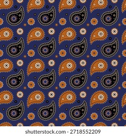 El arte patrimonial es una superficie escasa. Paisley contemporáneo y sin fisuras repiten. Estampado romántico, damasco asiático. Azulejo detallado de la naturaleza india.