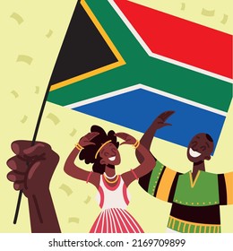 Heritage Day Africa greeting card design