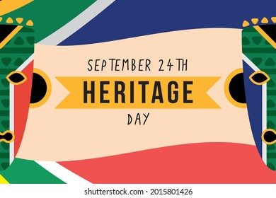 Heritage Day Poster With Masks