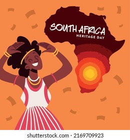 Heritage Day South Africa card