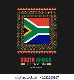 Heritage Day South Africa Vector Illustration. Suitable for greeting card, poster and banner.