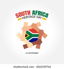 Heritage Day South Africa Vector Illustration. Suitable for greeting card, poster and banner.