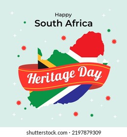 Heritage Day South Africa Vector Illustration. Suitable for greeting card, poster and banner.