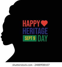 Heritage Day vector design template good for celebration usage. Heritage Day design. Flat design. eps 10.