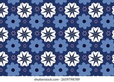 Las repeticiones sin costuras inspiradas en el patrimonio muestran la geometría boho azteca, étnica y de mediados de siglo para un uso versátil de la tela, el Fondo de pantalla y la moda.