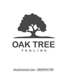 Heritage Oak Tree Nature Logo Vector Design