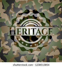 Heritage on camo pattern