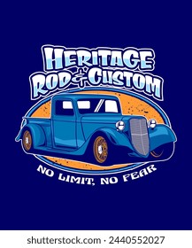 Heritage Rod and custom Car Design