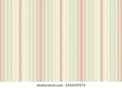 Heritage texture vertical pattern, wealth textile vector seamless. Canvas lines background stripe fabric in beige and light color.