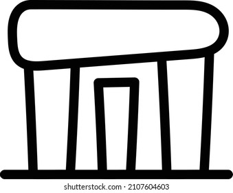 Dünnzeilensymbol des Kulturerbes