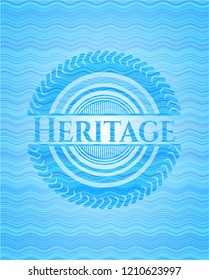 Heritage water badge.