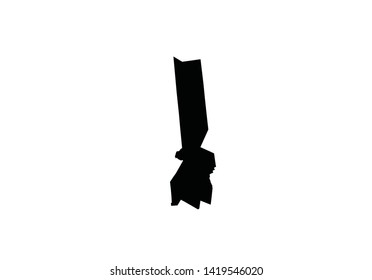 Herkimer county outline map New York region
