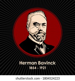 Herman Bavinck (1854 - 1921) was a Dutch Reformed theologian and churchman. He was a significant scholar in the Calvinist tradition, alongside Abraham Kuyper and B. B. Warfield.