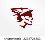 Hermes icon vector illustration. Mercury simple icon